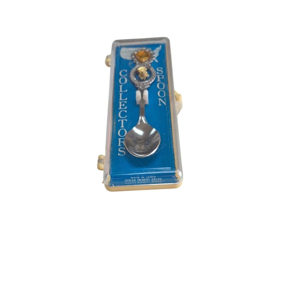 Las Vegas Nevada Silver State Collectors Spoon With Dice Charm - Picture 2 of 8